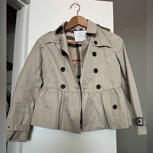 Burberry Kids Trench Peplum 10Y